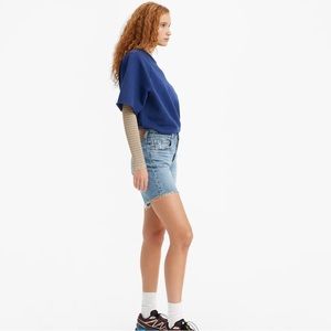 Levi 501 Mid-thigh jean shorts